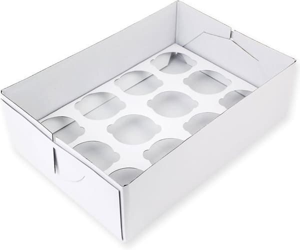 Förvaringslådor - PME lufttäta lådor - CBO905 - Cupcake box för 12 kakor