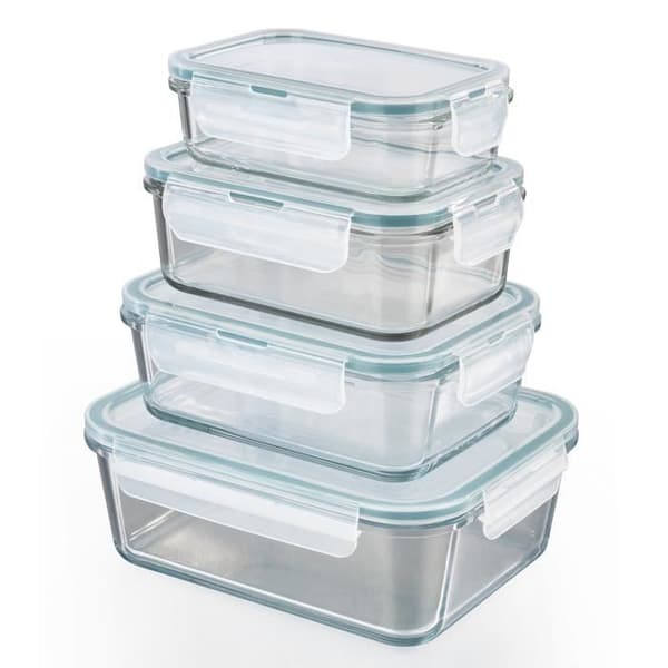 GOURMETmaxx 01821 Klick-it förvaringsbox i glas