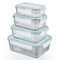 Miniatyrbild 1 av 4: GOURMETmaxx 01821 Klick-it förvaringsbox i glas