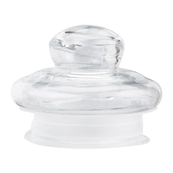 Relaxdays set med 6 glasburkar, 1000ml, lock, för livsmedel i köket, godisbar, hermetiskt, transparent