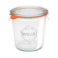 Miniatyrbild 1 av 2: WECK 580ml förvaringsburk - Straight Series - Glas och silikon - Ugnssäker - Tål upp till 250°C