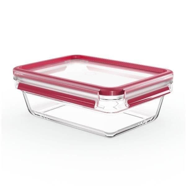 EMSA Clip &amp; Close Box 1.3L - Rektangulär - Röd