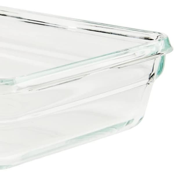 EMSA Set med 3 Clip&Close-behållare - 3x0,45 L - Rektangulär - Röd
