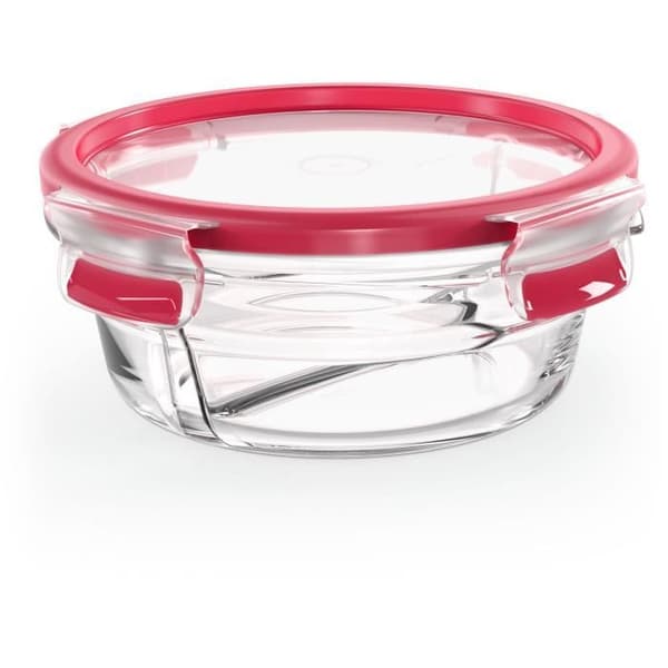 EMSA Clip & Close box 0,55L + avdelare - Röd