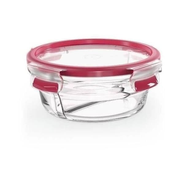 EMSA Clip &amp; Close box 0,55L + avdelare - Röd