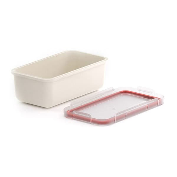 Nomad lufttät box 0,75 L - VALIRA - Vit - Ej deformerbar behållare - 100% läckagesäker - BPA-fri