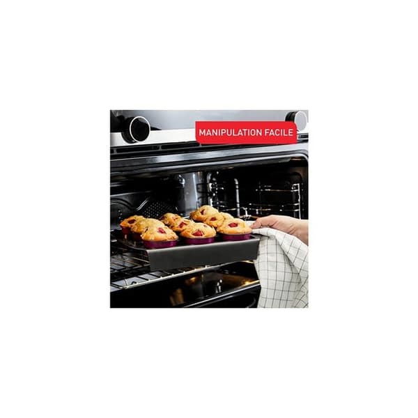 Bullformar - Tefal - Creabake J3088304 - Koppar och Grå - Metall - 3 st