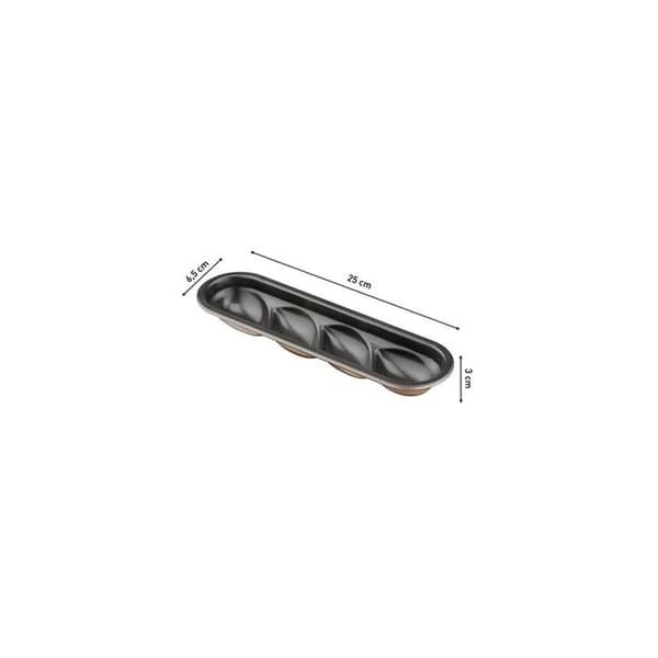 Muffinsformar - TEFAL - Creabake J3083S04 - Koppar och Grå - Non-stick - 25 x 6,5 cm