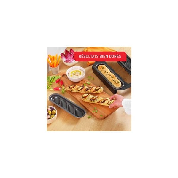 Muffinsformar - TEFAL - Creabake J3083S04 - Koppar och Grå - Non-stick - 25 x 6,5 cm