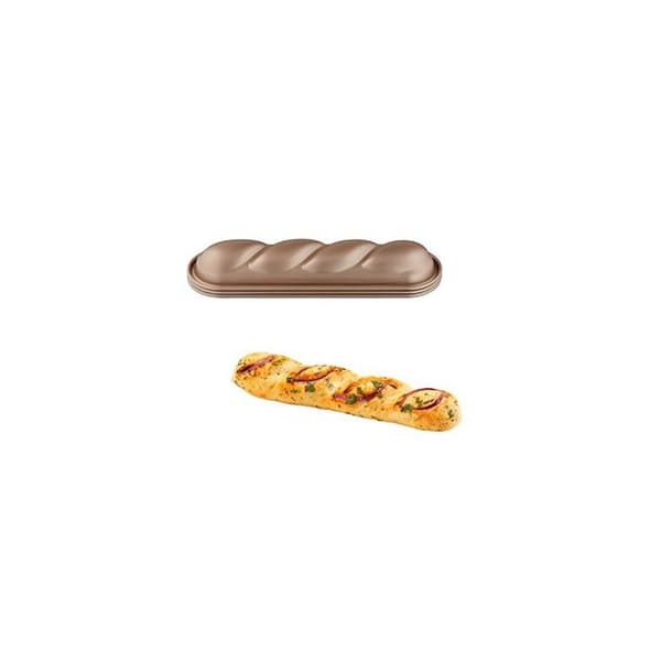 Muffinsformar - TEFAL - Creabake J3083S04 - Koppar och Grå - Non-stick - 25 x 6,5 cm