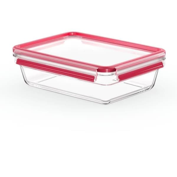 EMSA Clip & Close Box 2L - Rektangulär - Röd