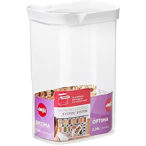 Bulkbox - Emsa - Optima N11424 - 2,2 L - Skjutlock - 100% hygienisk