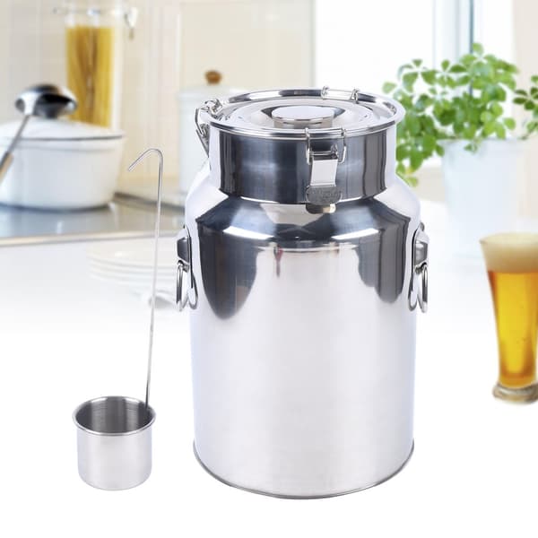 Rostfritt Stål Förseglad Hink, 18L Kapacitet, Läckagesäker Design, Miljövänlig