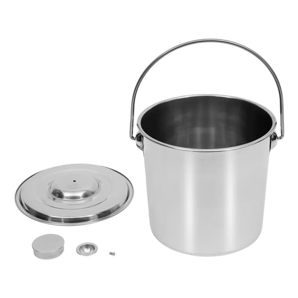 Rostfritt Stål Kökshink, 12L Kapacitet, Livsmedelsklassat Material, Hållbar Design