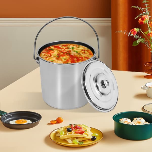 Rostfritt Stål Kökshink, 12L Kapacitet, Livsmedelsklassat Material, Hållbar Design