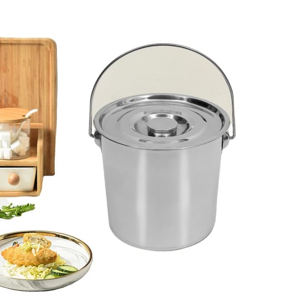 Rostfritt Stål Kökshink, 12L Kapacitet, Livsmedelsklassat Material, Hållbar Design
