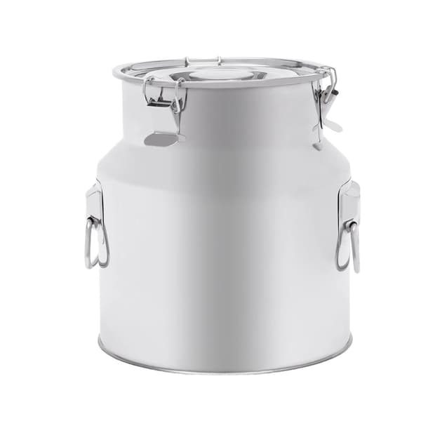 Rostfritt Stål Lufttätt Mjölkkanna, 22L Kapacitet, Hållbar och Fuktbeständig Design,Silver
