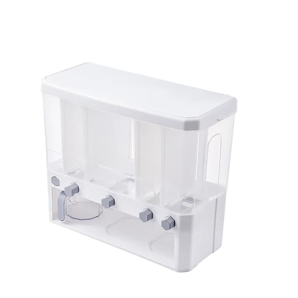 Matdispenser, Stort kapacitet, Lufttät lock,Vit
