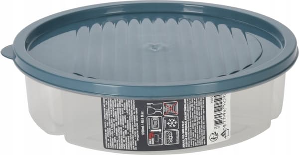 Säilytyslaatikko kannella 1200 ml
