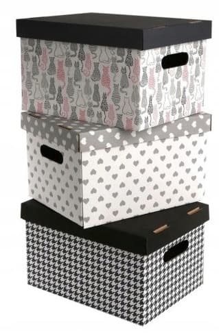 Dekorativ opbevaringskasse Eco 35x26x21 cm