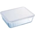 Miniatyrbild 3 av 6: Rektangulär förvaringsbehållare - PYREX - 1451006 - Plastlock - Borosilikatglas - 24 x 19 cm