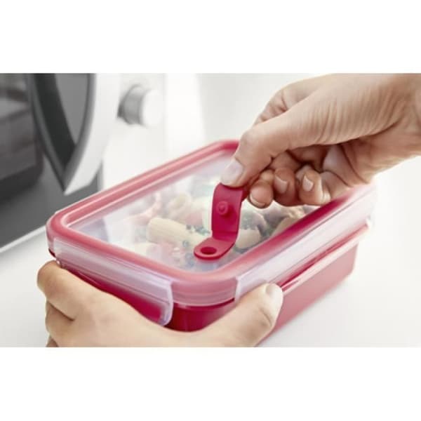 EMSA Micro Rectangular Closed Clip Box - Fack - 1,2L - Röd