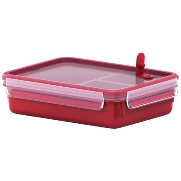 EMSA Micro Rectangular Closed Clip Box - Fack - 1,2L - Röd