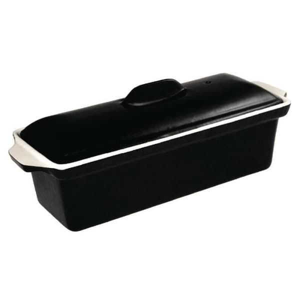 Terrine för paté i gjutjärn 1,3 L - Svart vogue