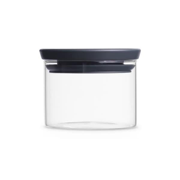BRABANTIA Stapelbar glasburk 298301 0,3L mörkgrå