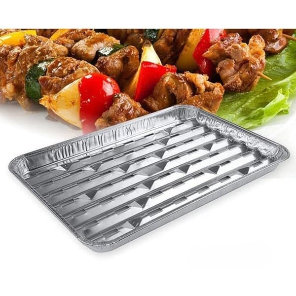 Aluminiumformar 35x22 cm 12-pack – Speciellt för grillning