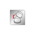 Miniatyrbild 5 av 6: Tefal Support 6 hålrum för kakformar Creabake J3040204 Grå - 3168430345331