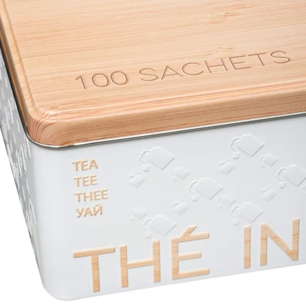 "Scandi" Tea Caddy 20cm Vit