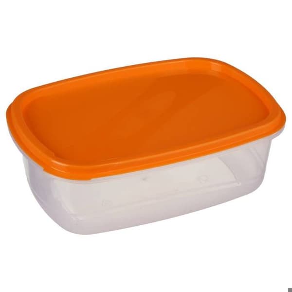 Set med 6 stora rektangulära matlådor