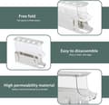 Miniatyrbild 6 av 7: Lollanda Äggbehållare för kylskåp, Äggställ 2-pack 30 ägg, Äggdispenser, Ägghållare – Automatisk Rullning, Vikbar, 2-3 Nivåer
