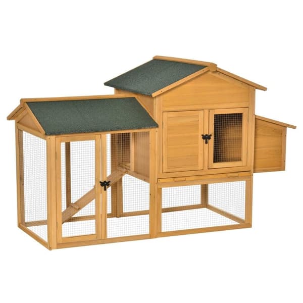 Rootz Chicken Coop - Chicken House - Pieneläinten elinympäristö - Kanantalo - Luonnollinen/vihreä