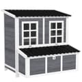Miniatyrbillede 1 af 11: Rootz Large Chicken Coop - Hen House - Poultry Cage - Vandtæt tag - 100 x 86 x 100 cm