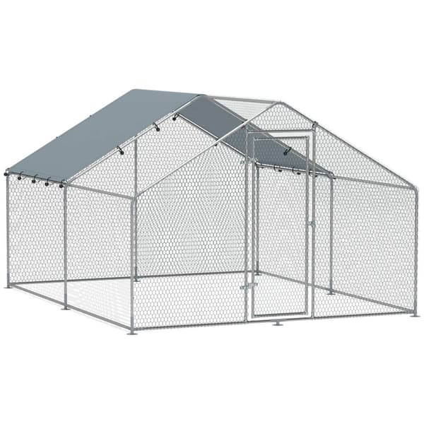 Rootz Stor kyllingindkapsling - Metal Bird Cage - fjerkrækørsel - UV & vandafvisende - 300 cm x 340 cm x 190 cm