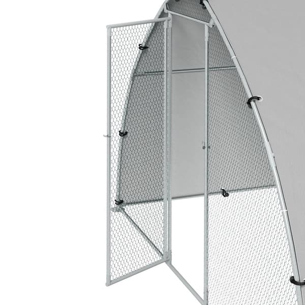 Rootz Suuren kanan kotelo - Chicken Coop - Animal Pen - UV -resistentti katto - 3,04m x 1,9 m x 2,2 m - suojaa petoeläimiltä