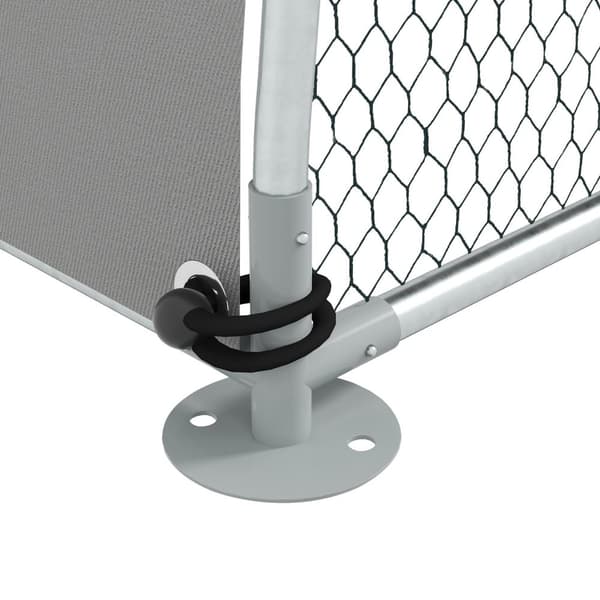 Rootz Suuren kanan kotelo - Chicken Coop - Animal Pen - UV -resistentti katto - 3,04m x 1,9 m x 2,2 m - suojaa petoeläimiltä
