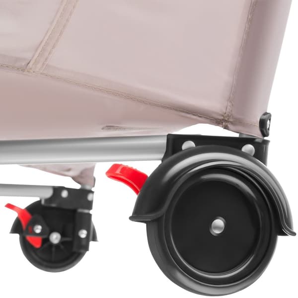 Barnresesäng elefant 132x75x104cm med skötunderlägg och transportväska - brun