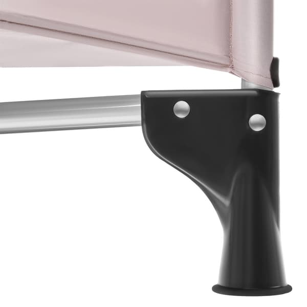 Weekendseng 126x65x80cm med transporttaske - coffee