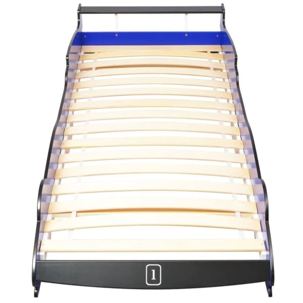 vidaXL Lastensänky kilpa-auto 90x200 cm Sininen