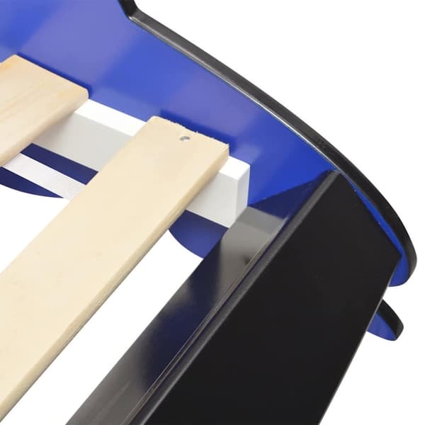 vidaXL Lastensänky kilpa-auto 90x200 cm Sininen
