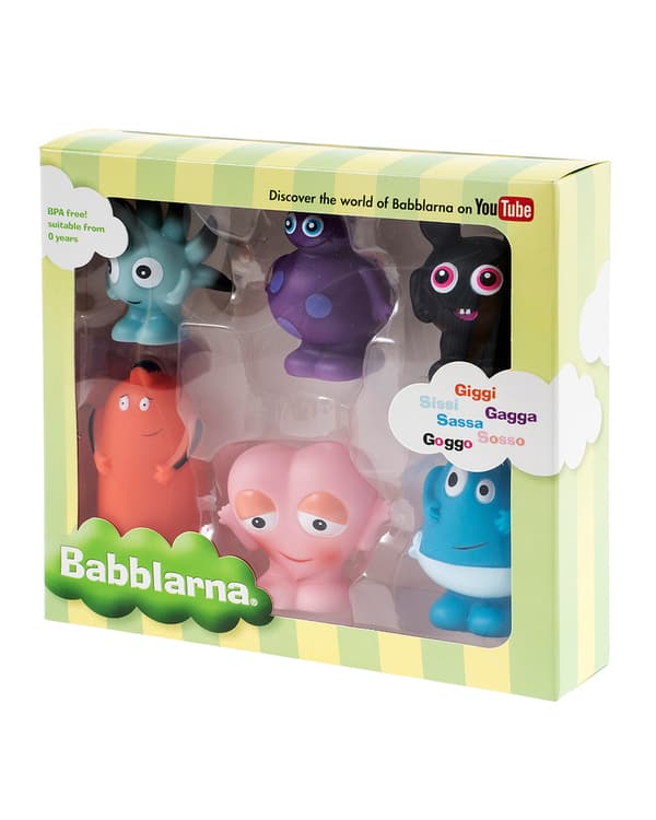 BABBLARNA Plastfigurer G-Mix 6 forskellige