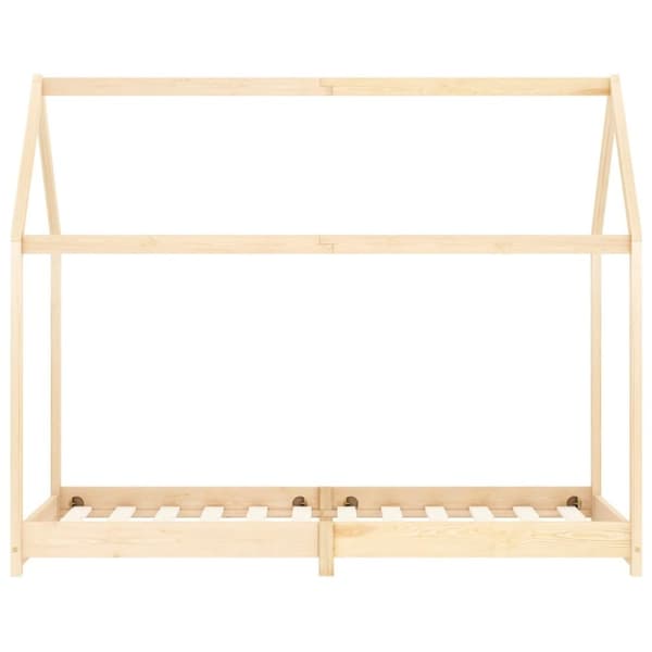 vidaXL Barnsäng massiv furu 90x200 cm