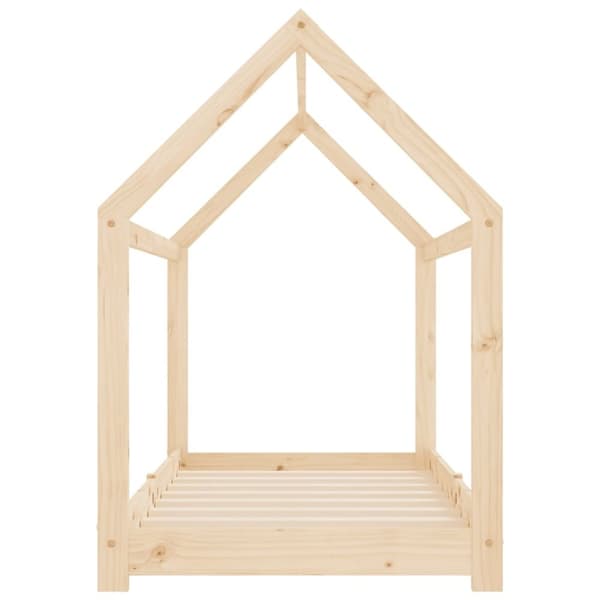 vidaXL Barnsäng massiv furu 80x160 cm