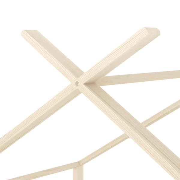 vidaXL Barnsäng massiv furu 80x160 cm