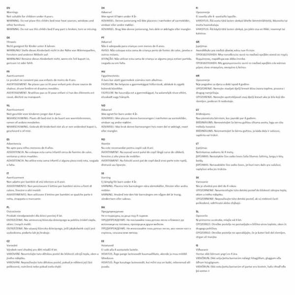 vidaXL sengestel til børneseng 90 x 200 cm massivt fyrretræ hvid
