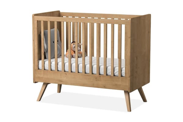 Vintage Tremmeseng 60x120 cm Træ/Natur