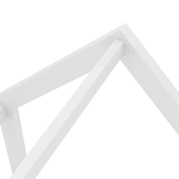 vidaXL Ramme for barneseng med skuffer hvit heltre furu 90x200 cm